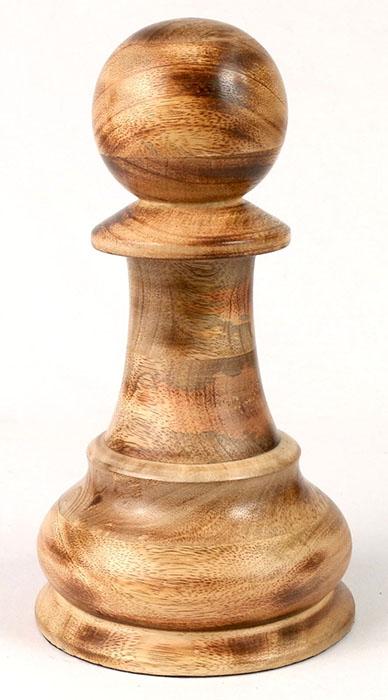 Mango Wood Pawn Chess Piece 24Cm
